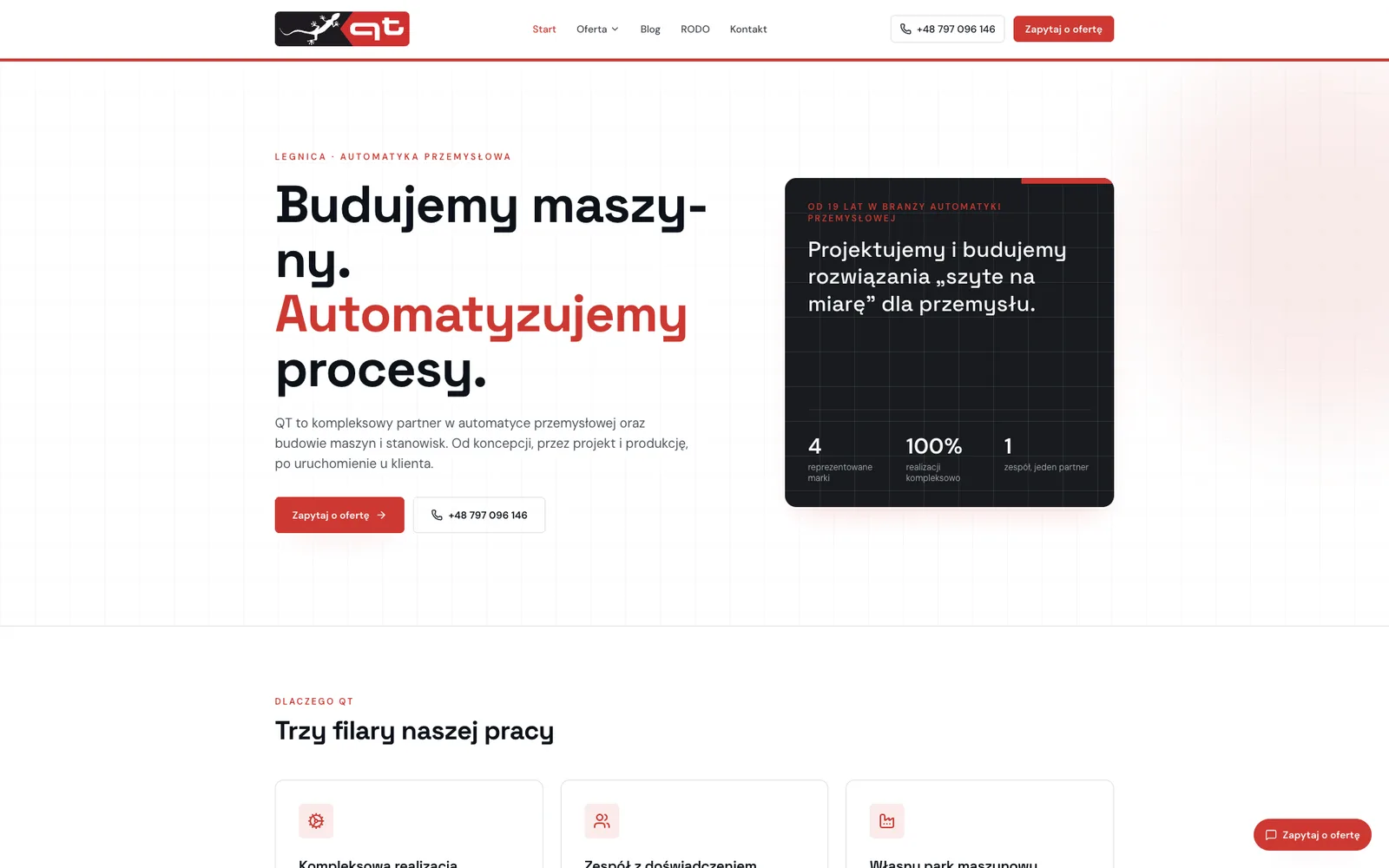 Realizacja Gekos: QT - Automatyka przemysłowa (2026)