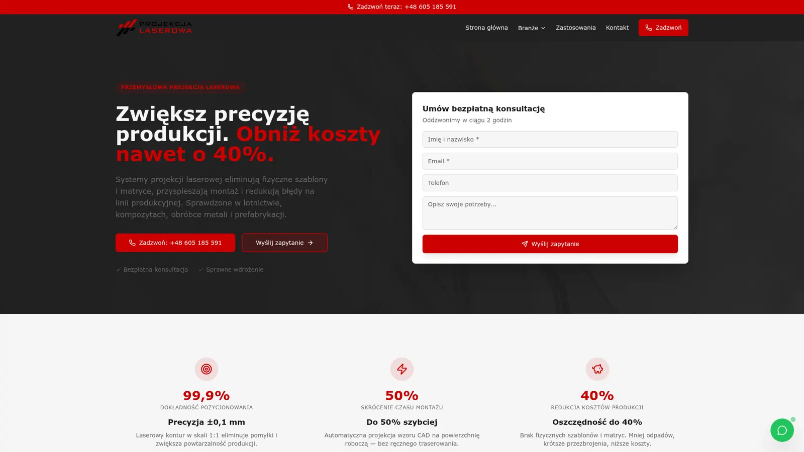 Realizacja Gekos: Projekcja Laserowa - Przemysłowa projekcja laserowa (2026)