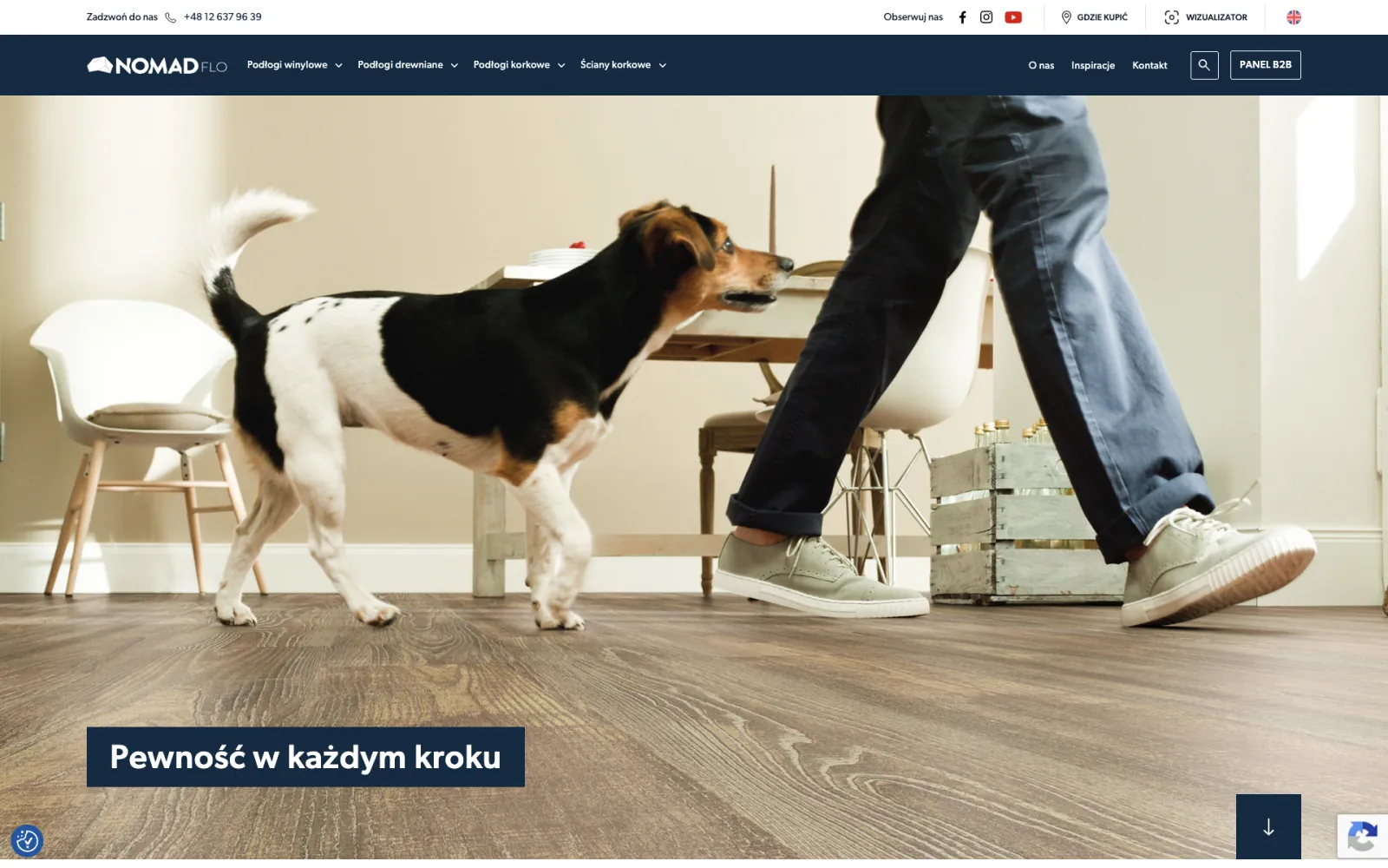 Realizacja Gekos: Nomad Flo - Producent podłóg winylowych (2025)